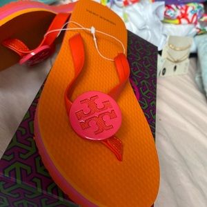 Brand new tory Burch flip flops